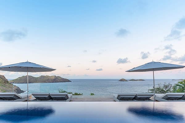 Rental Villa Ciel d'Azur à St Barts, Anse des Cayes